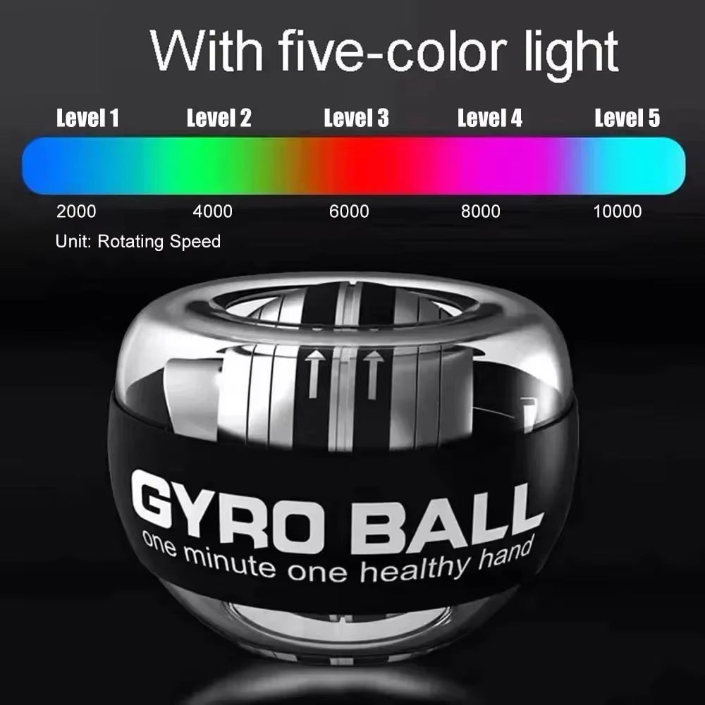 Wrist Ball Self-Starting Gyroscope Gyro Power Hand Ball Muscle Relax Arm Wrist Force Trainer Fitness Sport Equipment Strength