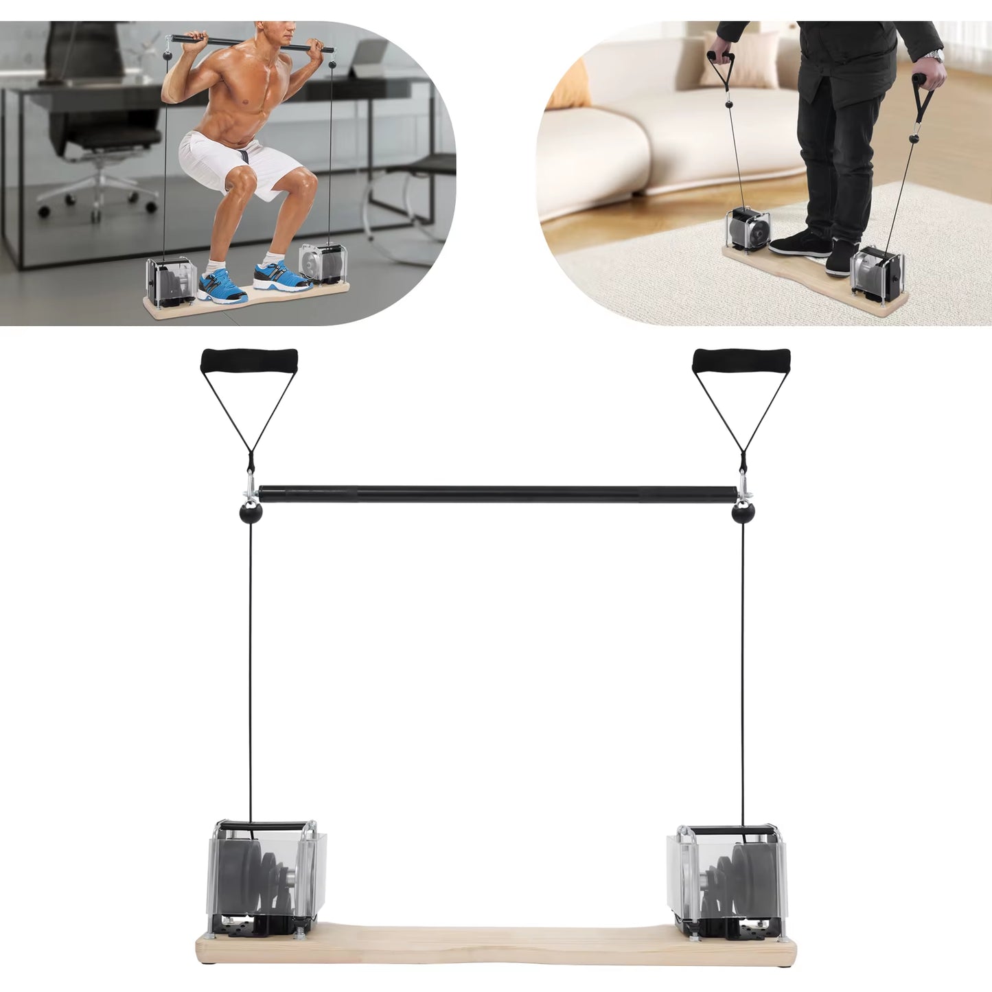 Gym Strength Training Equipment 75*17.5*18Cm Home Exercise Equipment 7-17Kg Resistance Range Strength Training Tool for Homes Gy