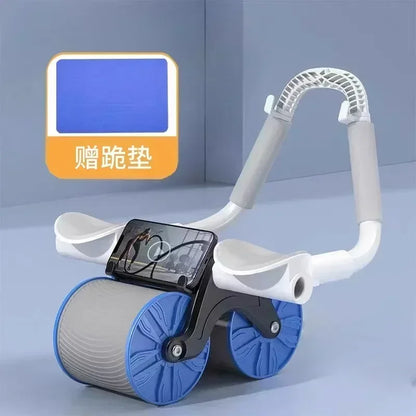 Household Thin Belly 4 Wheel Abdominal Automatic Rebound Exercise Fitness Equipment