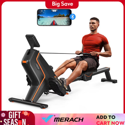 Magnetic Rowing Machines R05 Water Rower R10 16 Levels Quiet Resistance Foldable Compact Rowing Machine Home Gym Fitness