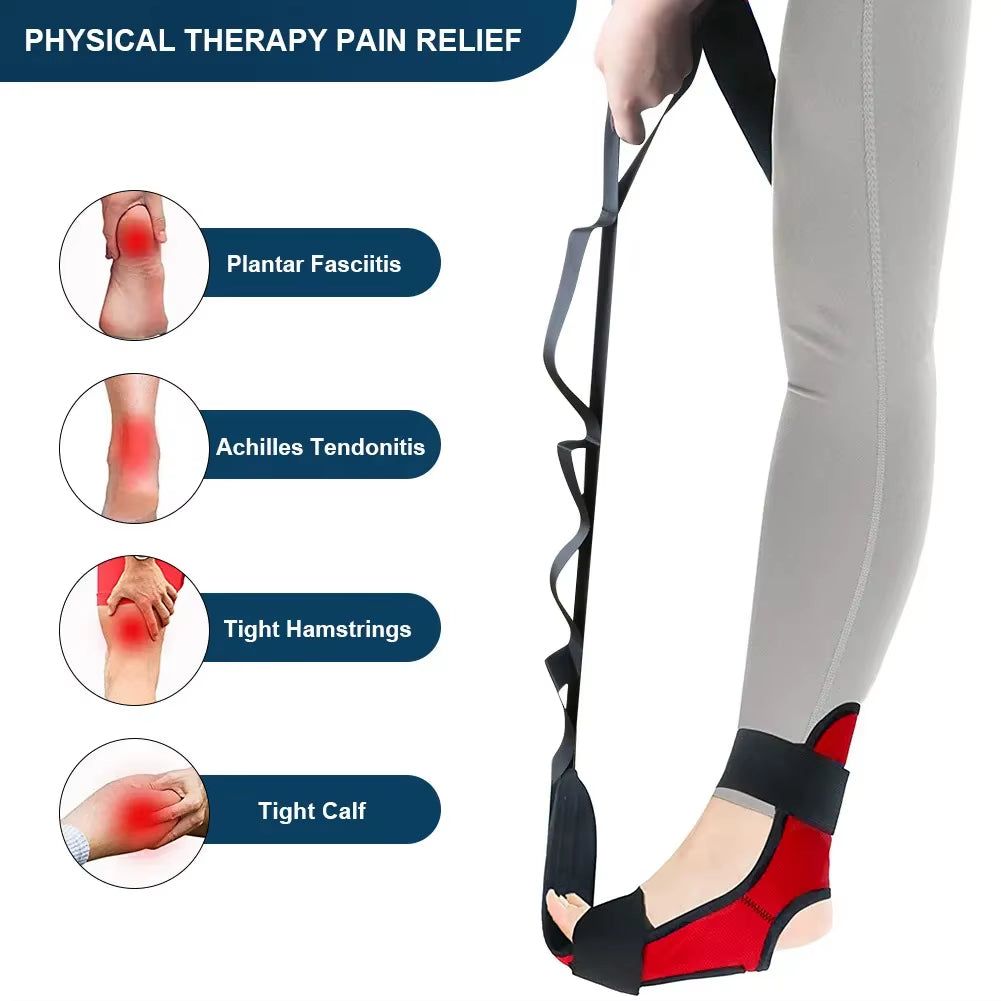 Yoga Stretch Band of Leg Yoga Flexibility Leg Belt Yoga Strap Fascia Stretcher Strap for Ballet Gymnastics Trainer