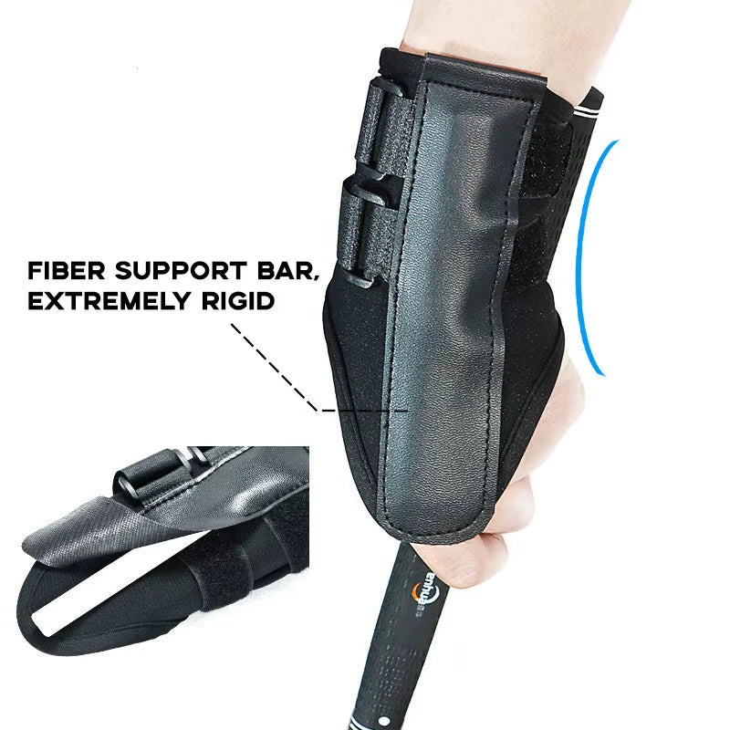 Golf Wrist Brace for Beginners Swing Trainer Aid Prevent Wrist Flip Arm Angle Corrector Hand Position Fixer for Standard Posture