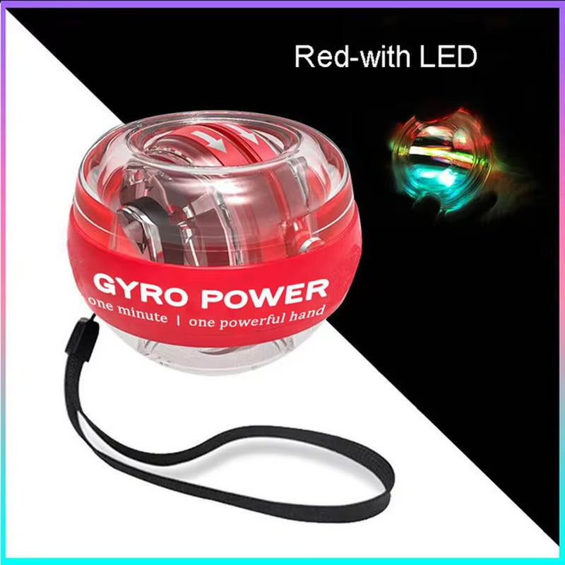 Power Ball Wrist Trainer Ball Wrist Strengthener Gyro Self-Starting Forearm Trainer Gyro Ball for Strengthening Muscles
