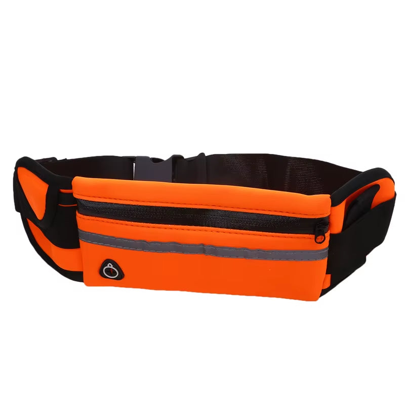Sport Running Waist Bag for Women Men Comfortable Gym Fanny Bag Safty Tape Cycling Phone Case Running Belt