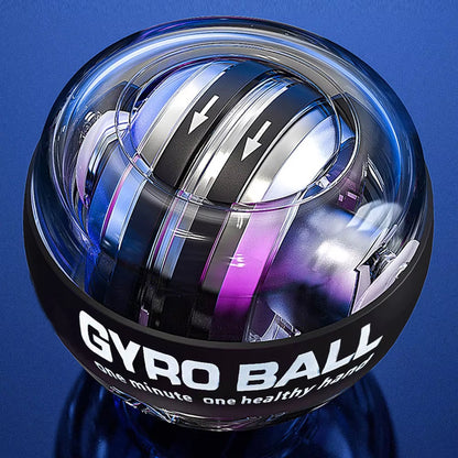 Power Ball Wrist Trainer Ball Wrist Strengthener Gyro Self-Starting Forearm Trainer Gyro Ball for Strengthening Muscles