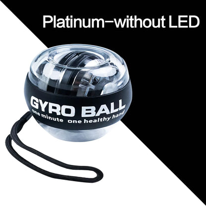 Power Ball Wrist Trainer Ball Wrist Strengthener Gyro Self-Starting Forearm Trainer Gyro Ball for Strengthening Muscles