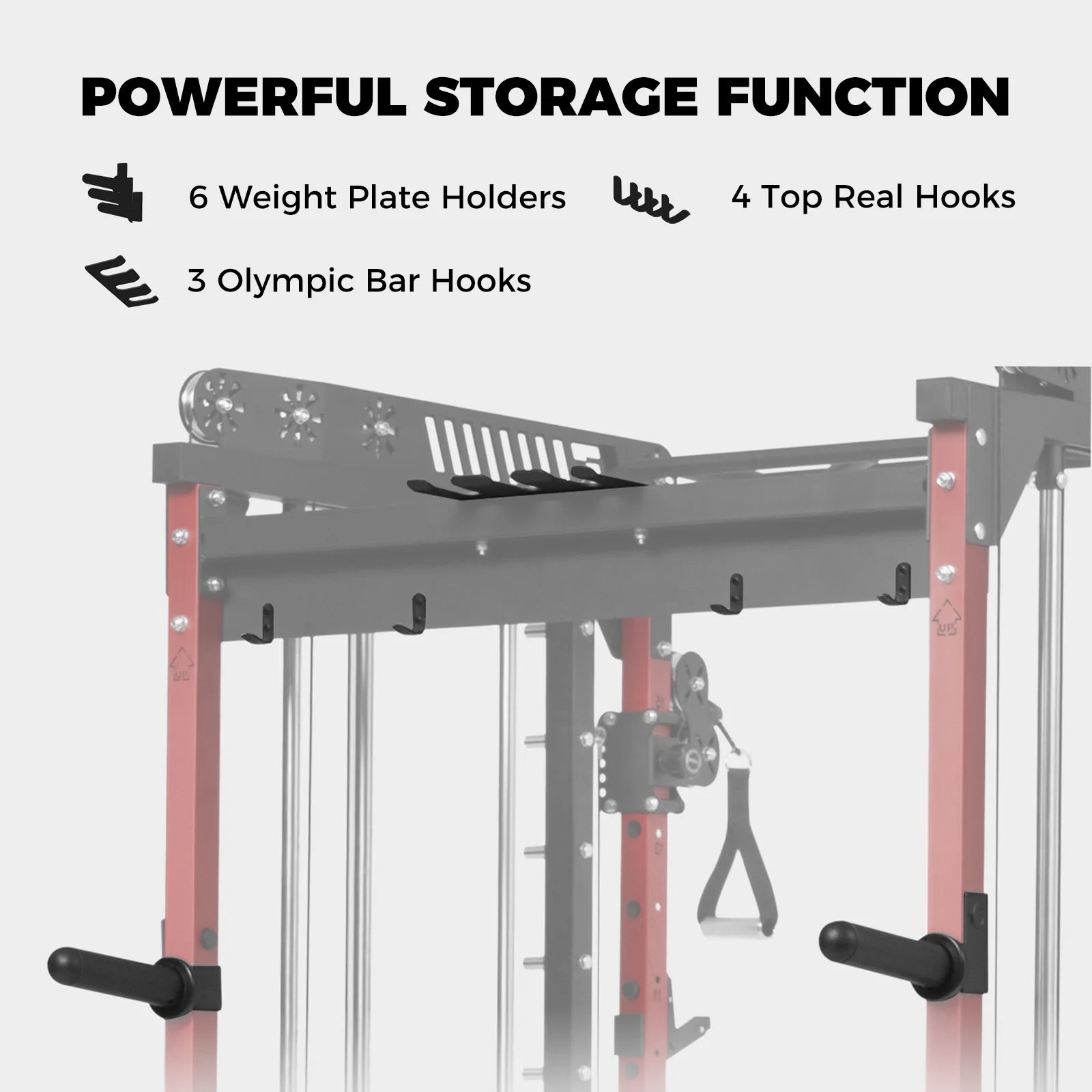 M1 PRO Smith Machine Home Gym Package Comprehensive All-In-One Workout System