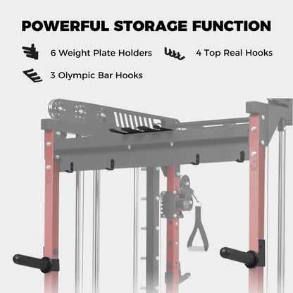 M1 PRO Smith Machine Home Gym Package Comprehensive All-In-One Workout System