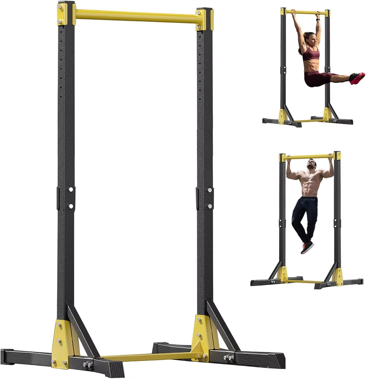 Pull up Station, Max Bearing 400 LBS, Portable Power Tower Pull up Bar Station, Free Standing Pull up Bar Stand for Home Gym, Pu