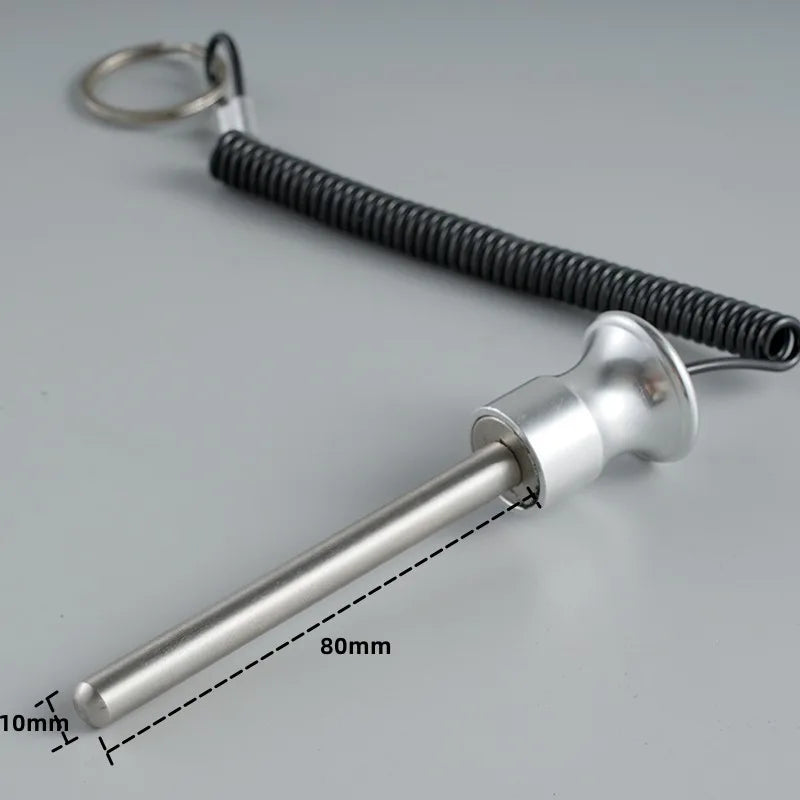 Magnetic Weight Pin Universal Weight Stack Replacement Selector Key Weight Machine Detent Pin with Reinforced Steel Wire Lanyard