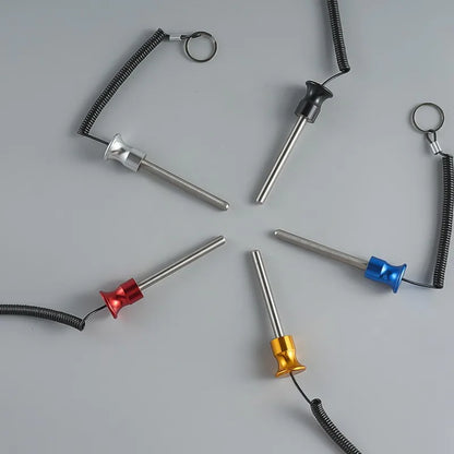 Magnetic Weight Pin Universal Weight Stack Replacement Selector Key Weight Machine Detent Pin with Reinforced Steel Wire Lanyard