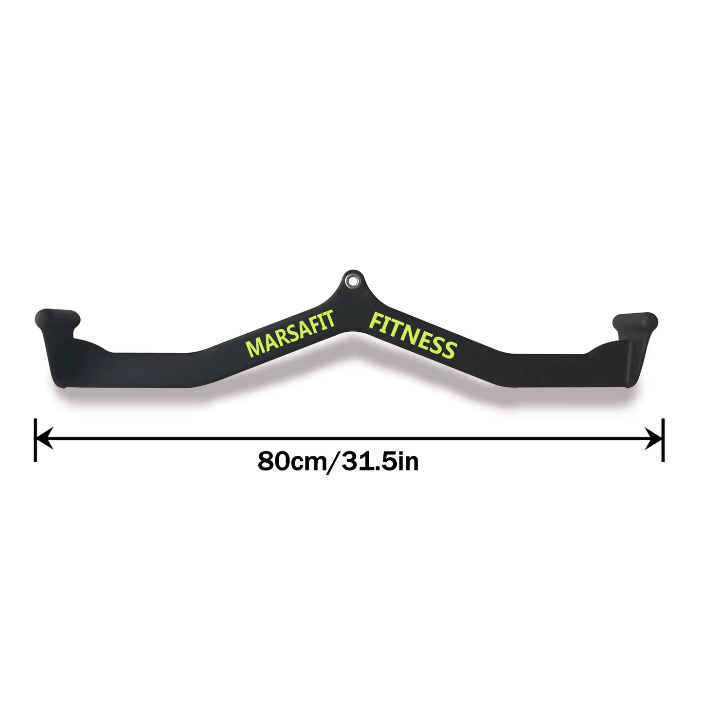 Home Gym Fitness Rowing T-Bar V-Bar Pulley Cable Machine Attachments Bicep Curl Tricep Lat Pulldown Bar Back Strength Training