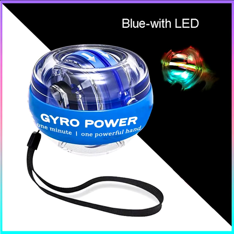 Power Ball Wrist Trainer Ball Wrist Strengthener Gyro Self-Starting Forearm Trainer Gyro Ball for Strengthening Muscles