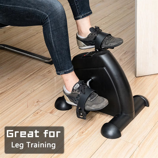 W002K Home Use Hands and Feet Trainer Mini Exercise Bike Black