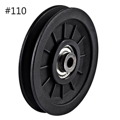 1Pc Nylon Bearing Pulley Wheel round Fitness Pulley Wheel Bearing Replacements Gym Equipment Parts for Fitness Equipment