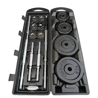 Factory Cast Iron Sales Gym Free Strength Weight Training Connector Option Dumbells Adjustable 50Kg Barbell Dumbbells