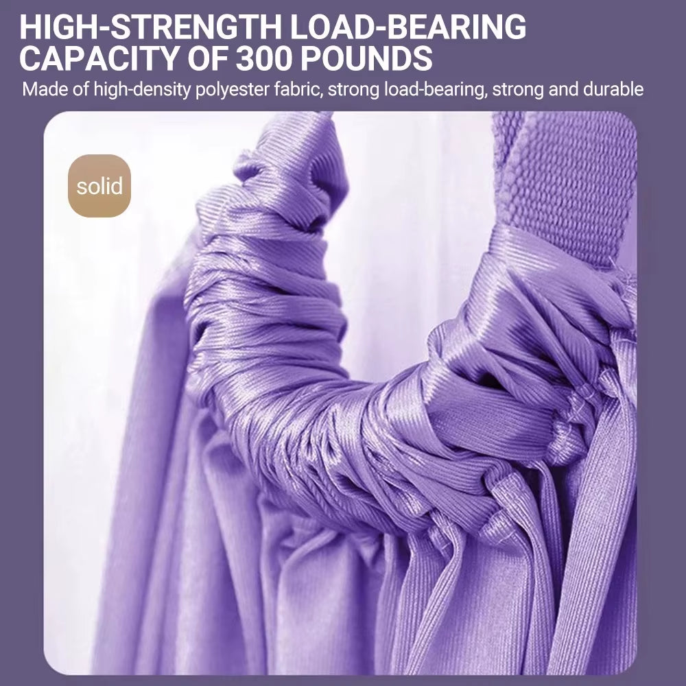 Finger Stretching Tool Elastic Yoga Belt Woman Hammock Split Lower Waist Trainer Inverted Rope Pull Extension Belt