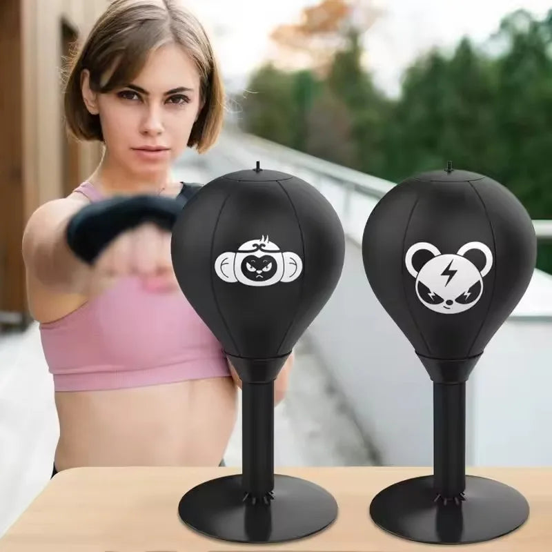 Punchpro Mini™ – Desktop Boxing Speed Ball for Stress Relief & Fun Anywhere
