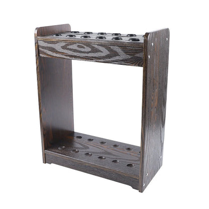12 Pool Cue-Billiards Accessories Wood Rack Cue Organizer Stand Sticks Holder Pool Cue Rack Stick Holder for 12 Cues Holders Billiard Table Accessories Cue Ball Stick Holder Floor Stand