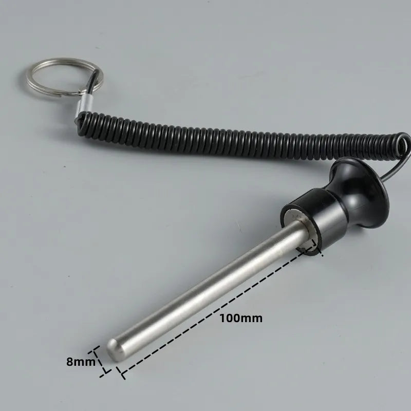 Magnetic Weight Pin Universal Weight Stack Replacement Selector Key Weight Machine Detent Pin with Reinforced Steel Wire Lanyard