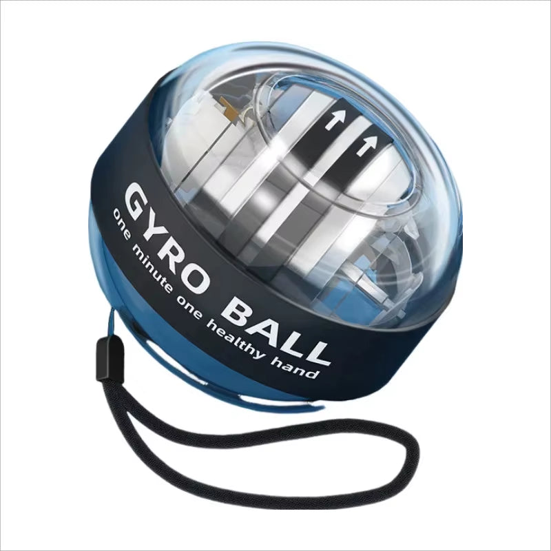 Self-Starting Multi-Functional Forearm Exerciser Power Ball Wrist Booster Trainer Hand Strength Grip Light-Up Strengthener