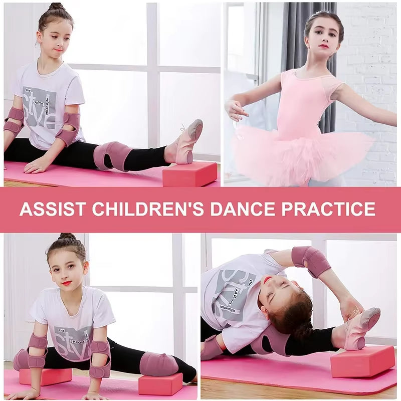1PC Yoga Building Blocks Cubes Pilates Bricks Reinforcement Mats Sports Supplies Exercise Home Exercise Equipment Fitness Eva