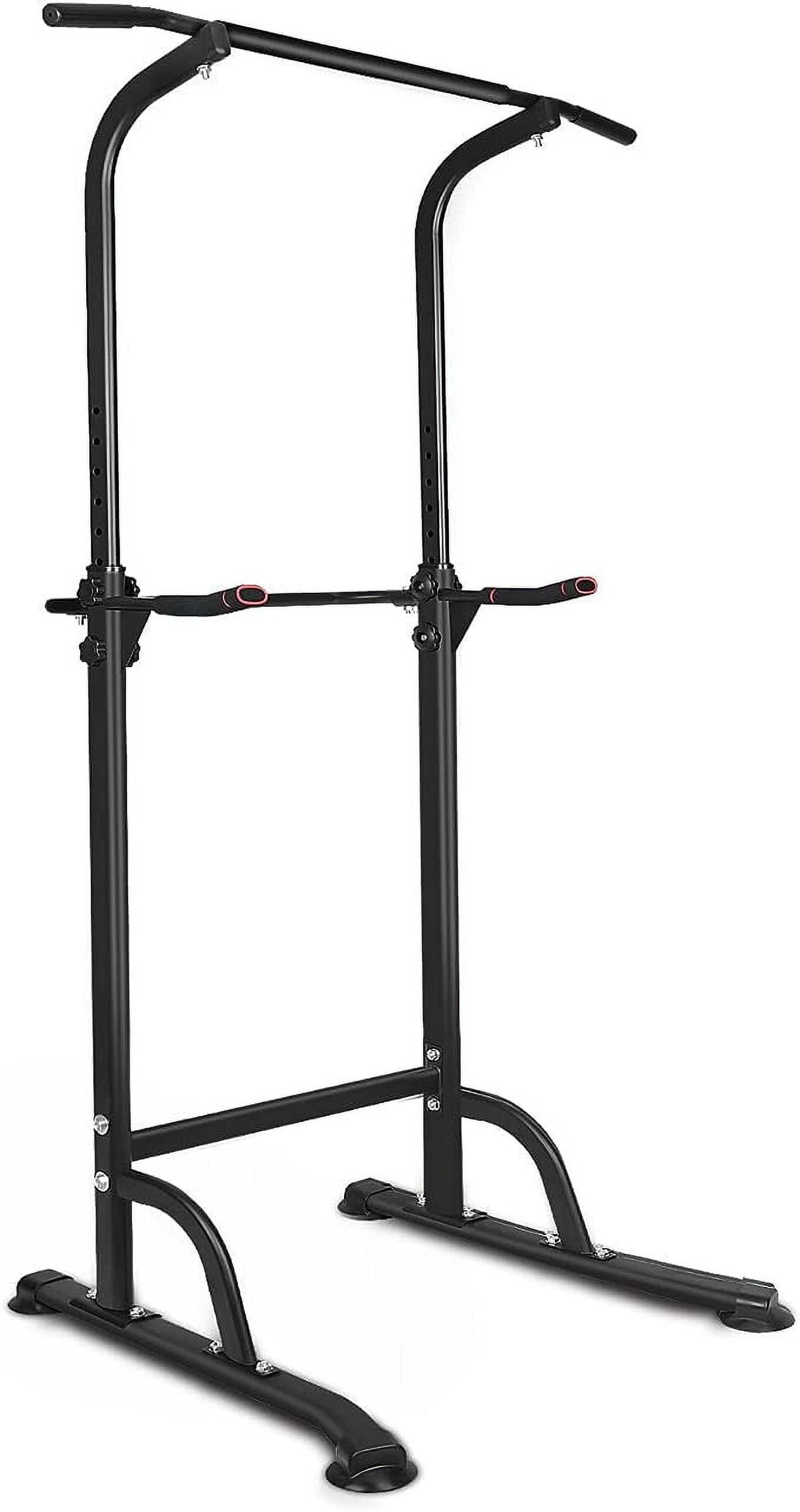 Exercise Equipment Sport Power Tower Workout Dip Station Pull up Bar, Height Adjustable Multi-Function Dip Stand for Home Gym Strength Training Fitness Equipment,Home Gym Equipment