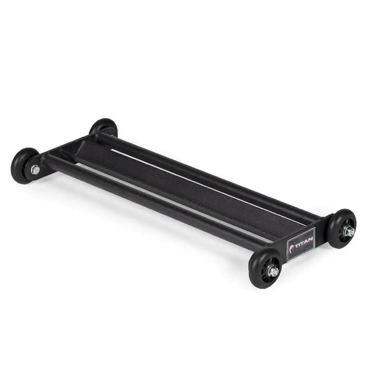 Titan Fitness Glute Hamstring Ab Glider Leg and Ab Roller for Home Gym Fitness Lower Body Workout Equipment