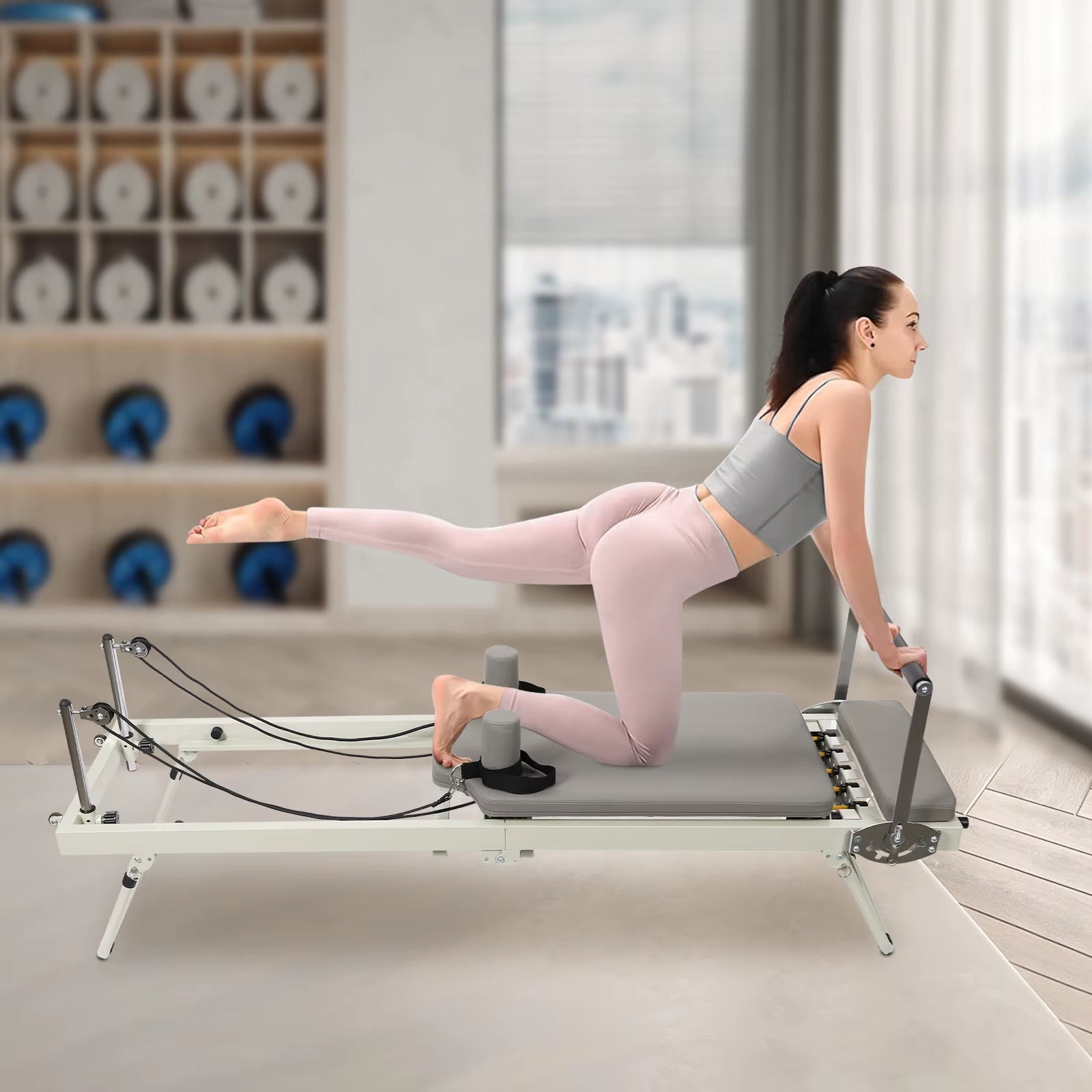 Pilates Rollaway Bed Pilates Performer Machine Yoga Big Fitness Equipment Fitness Equipment Yoga Core Bed Weight Loss Plasticity