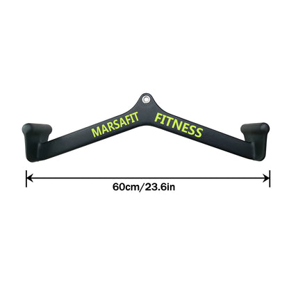 Home Gym Fitness Rowing T-Bar V-Bar Pulley Cable Machine Attachments Bicep Curl Tricep Lat Pulldown Bar Back Strength Training