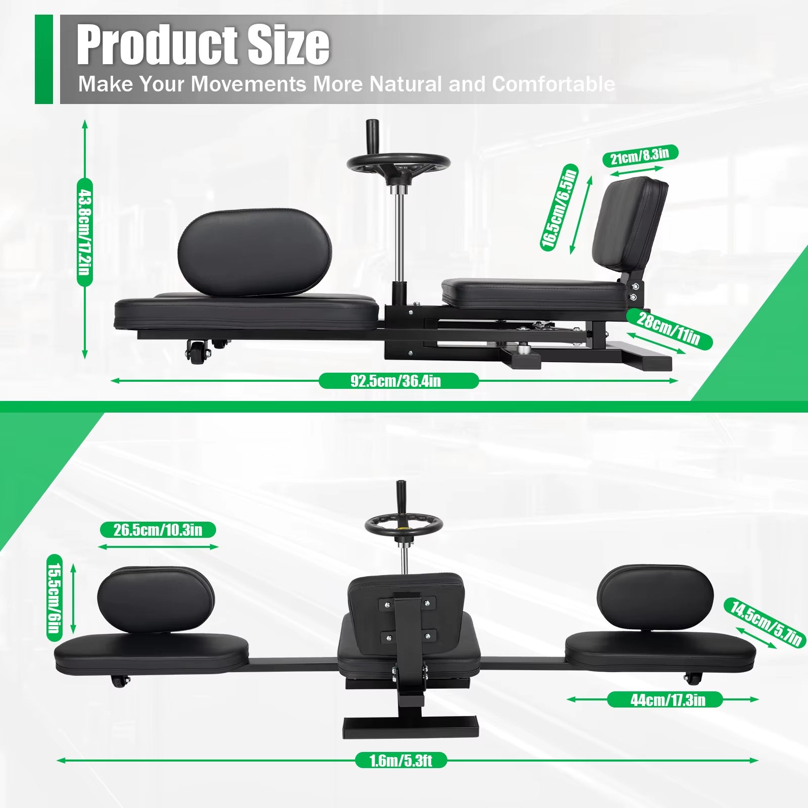 3 Bar Leg Stretcher Stretching Machine Heavy Duty Leg Stretcher Machine Gymnastics Yoga Splits Leg Stretching Flexibility