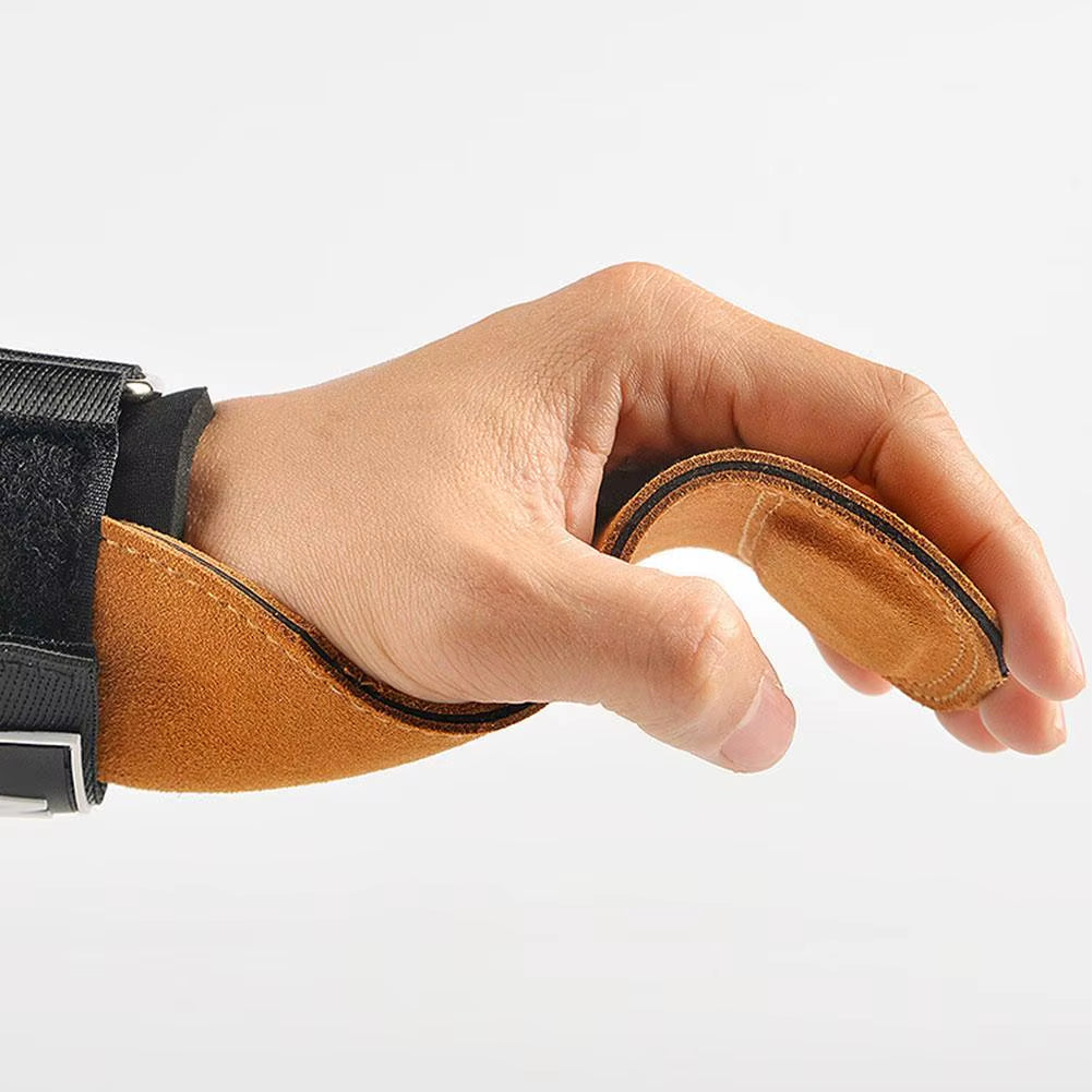Wrist Straps for Weightlifting Leather Anti-Slip Comfortable Grip Support Bench Press Pull-Up Fitness Wrist Protector