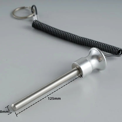 Magnetic Weight Pin Universal Weight Stack Replacement Selector Key Weight Machine Detent Pin with Reinforced Steel Wire Lanyard
