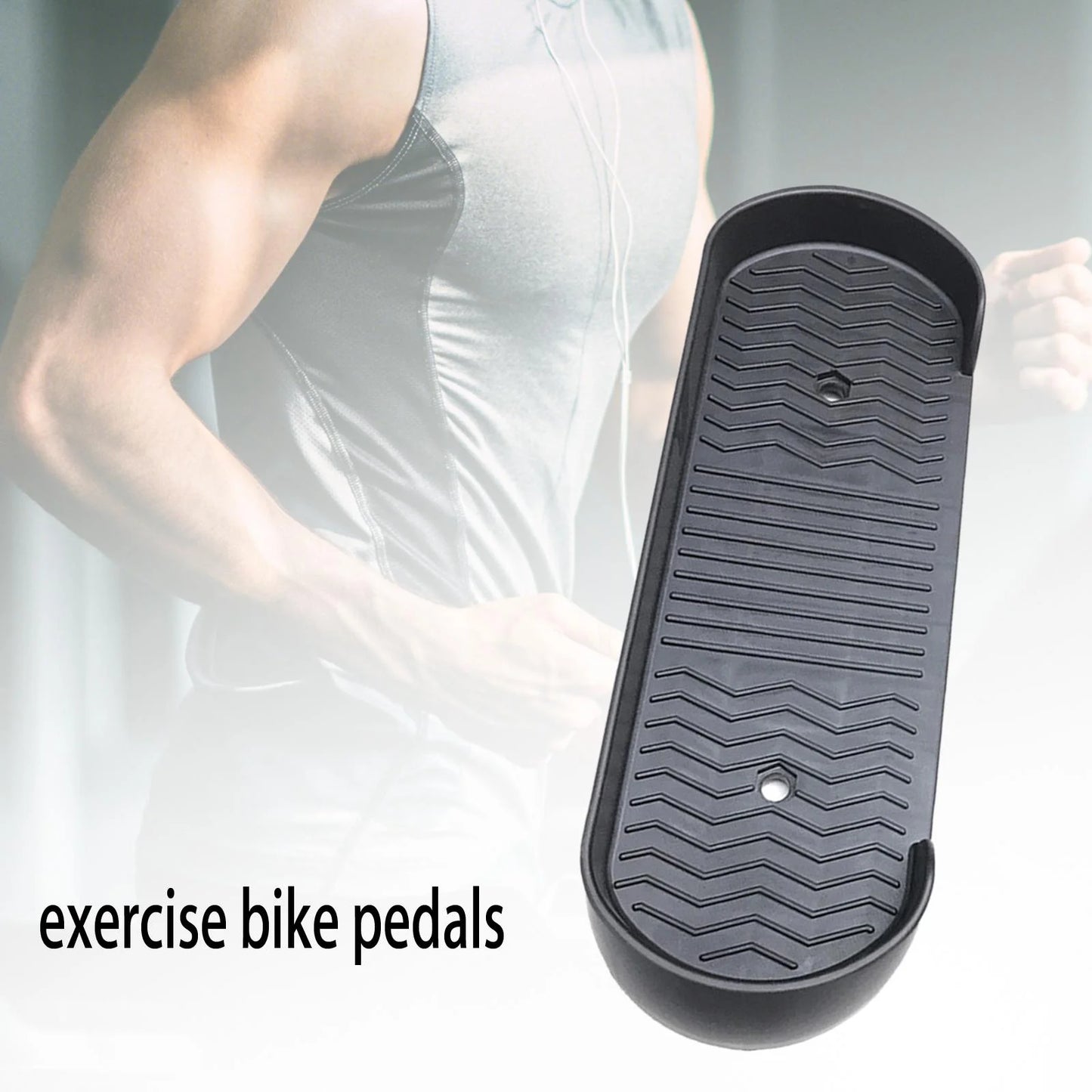 Elliptical Machine Foot Pedal Lightweight Replace Exerciser Stepper Parts Elliptical Trainer Pedals for Workout Home Gym Use Cardio Training 1Pcs Pedal