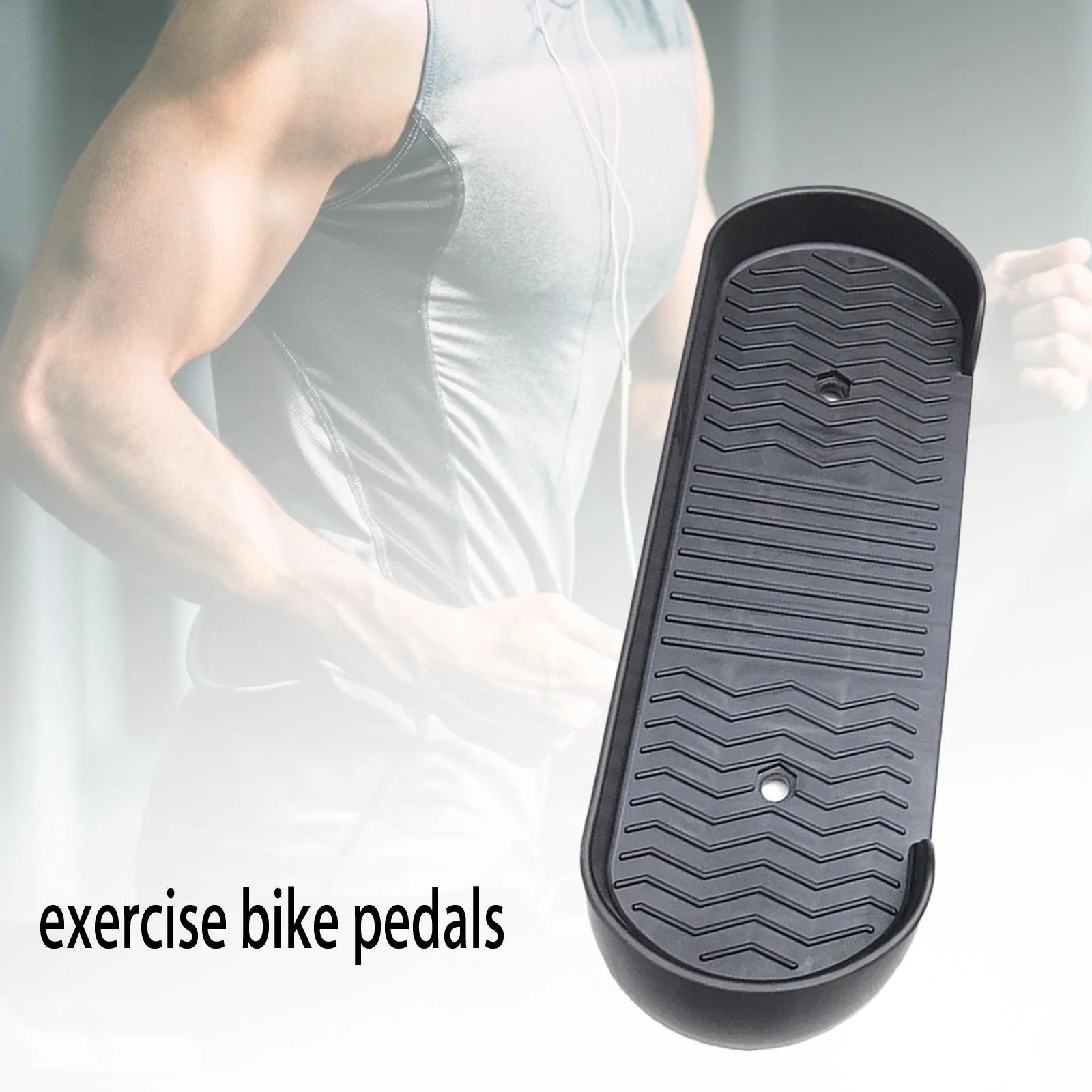 Elliptical Machine Foot Pedal Lightweight Replace Exerciser Stepper Parts Elliptical Trainer Pedals for Workout Home Gym Use Cardio Training 1Pcs Pedal