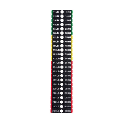 Weight Stickers Weight Number Stickers Strength Training Resistance Trainers Classification Gym Weight Stack Labels Decals