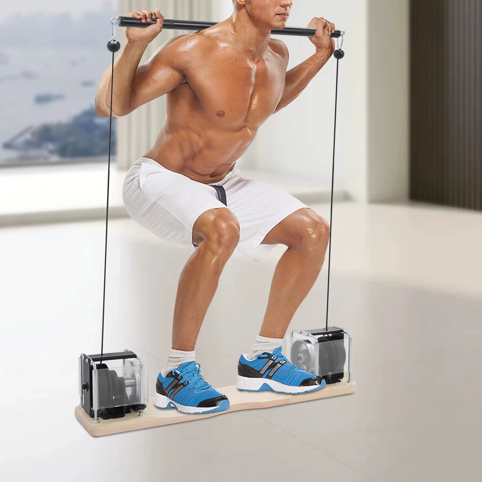 Gym Strength Training Equipment 75*17.5*18Cm Home Exercise Equipment 7-17Kg Resistance Range Strength Training Tool for Homes Gy