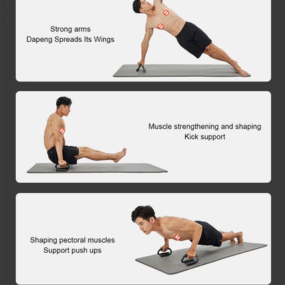 S Shape Push up Stand Trainers Foam Handles Chest Fitness Equipment Home Fitness Chest Training Equipment
