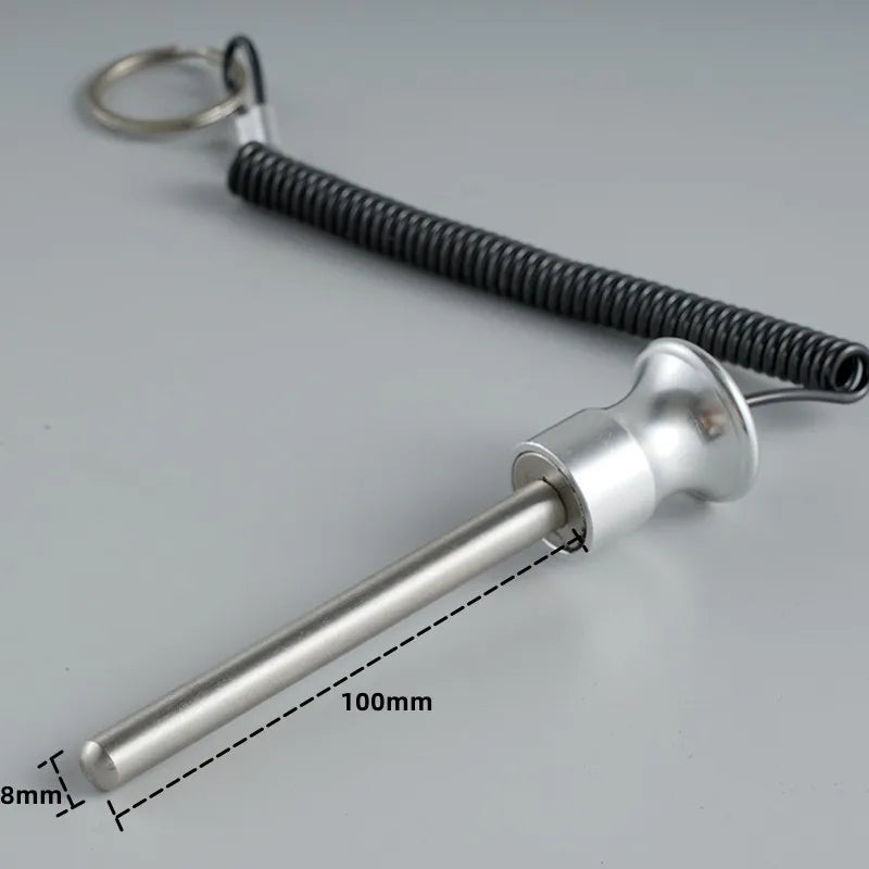 Magnetic Weight Pin Universal Weight Stack Replacement Selector Key Weight Machine Detent Pin with Reinforced Steel Wire Lanyard