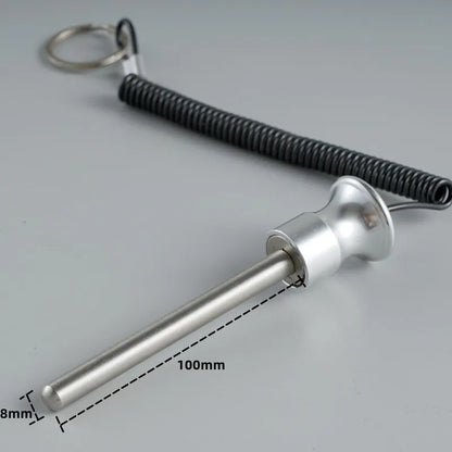 Magnetic Weight Pin Universal Weight Stack Replacement Selector Key Weight Machine Detent Pin with Reinforced Steel Wire Lanyard