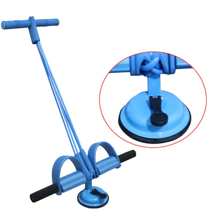 Home Fitness Sit-Up Equipment with Resistance Bands