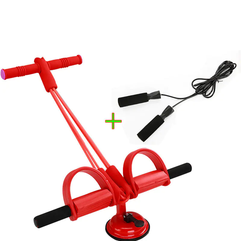 Home Fitness Sit-Up Equipment with Resistance Bands