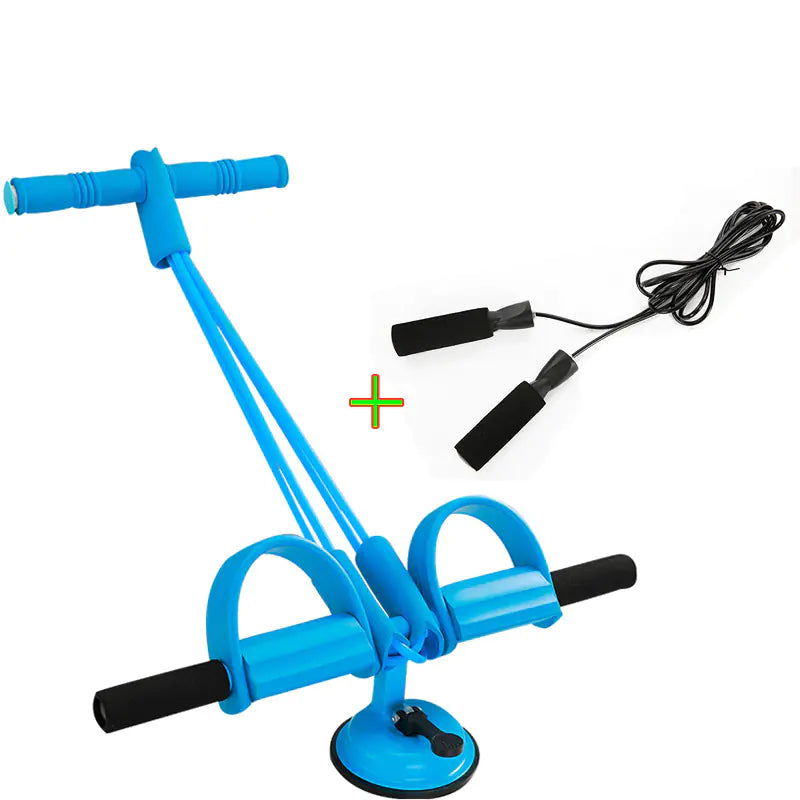 Home Fitness Sit-Up Equipment with Resistance Bands